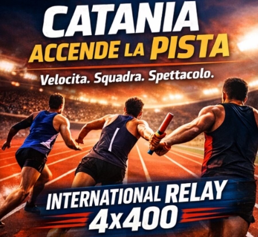 Atletica, il 3 aprile a Catania le Staffette Regionali e l&rsquo;International Relay 4x400