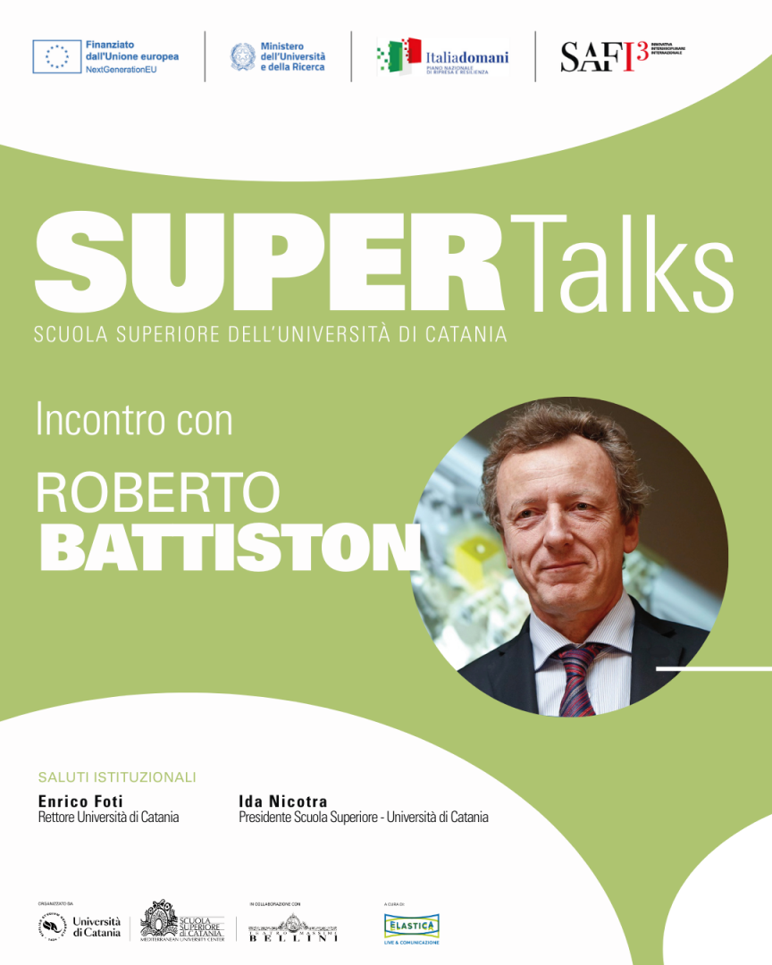 Supertalks: il 24 febbraio l&rsquo;incontro con Roberto Battiston