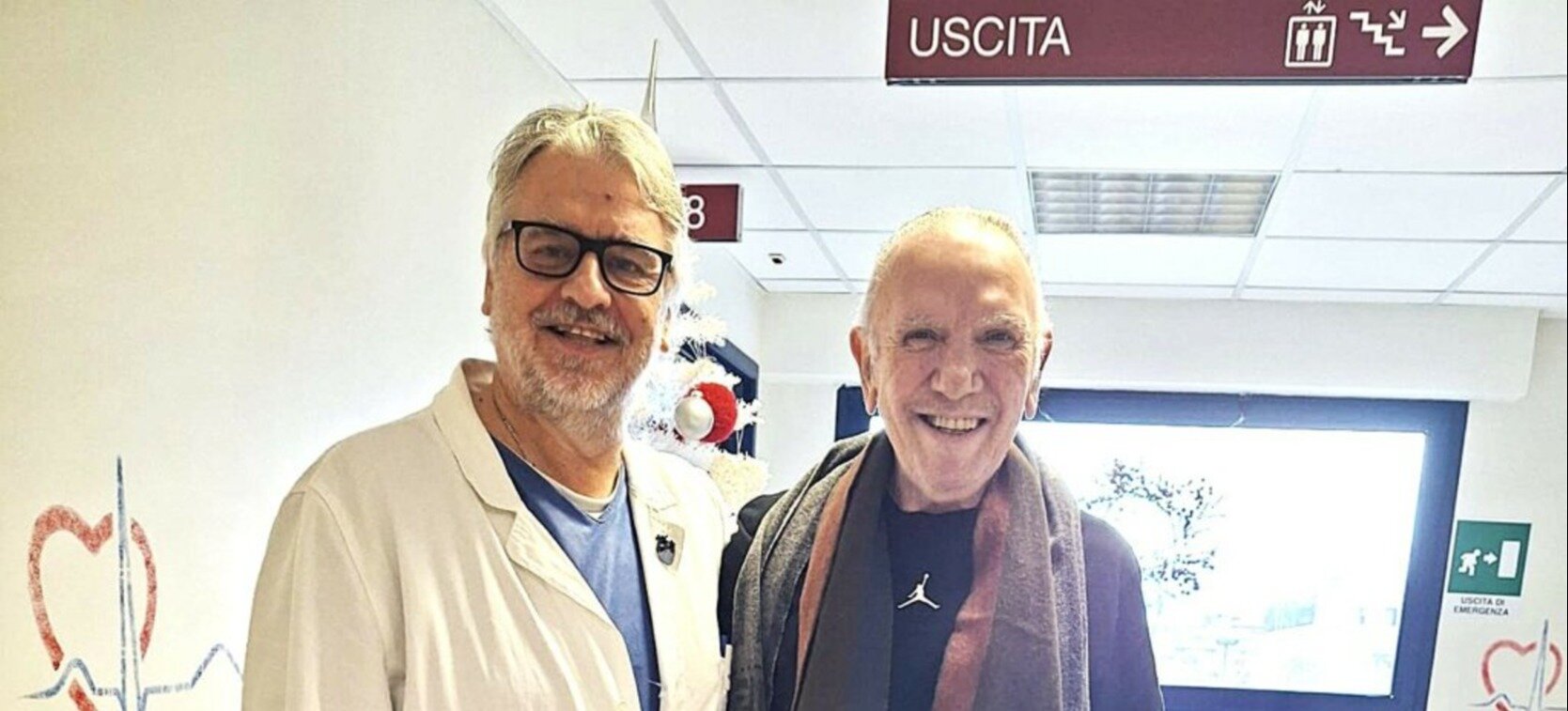 Il maestro Antonio Presti ringrazia il Policlinico di Catania, dopo un delicato intervento al cuore