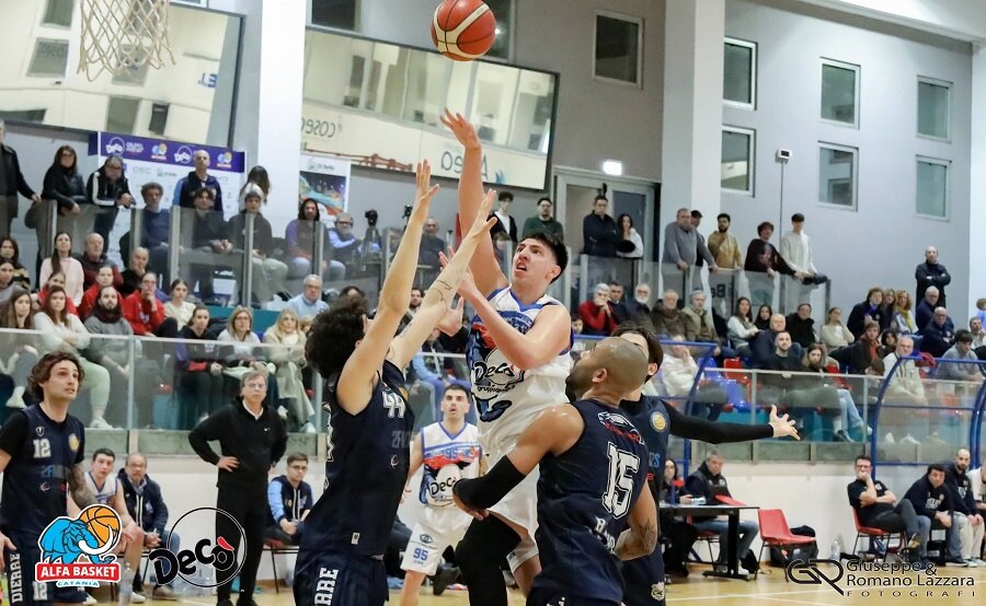 Poule promozione serie C, Dec&ograve; Alfa Catania batte 92-73 in trasferta la Virtus Trapani