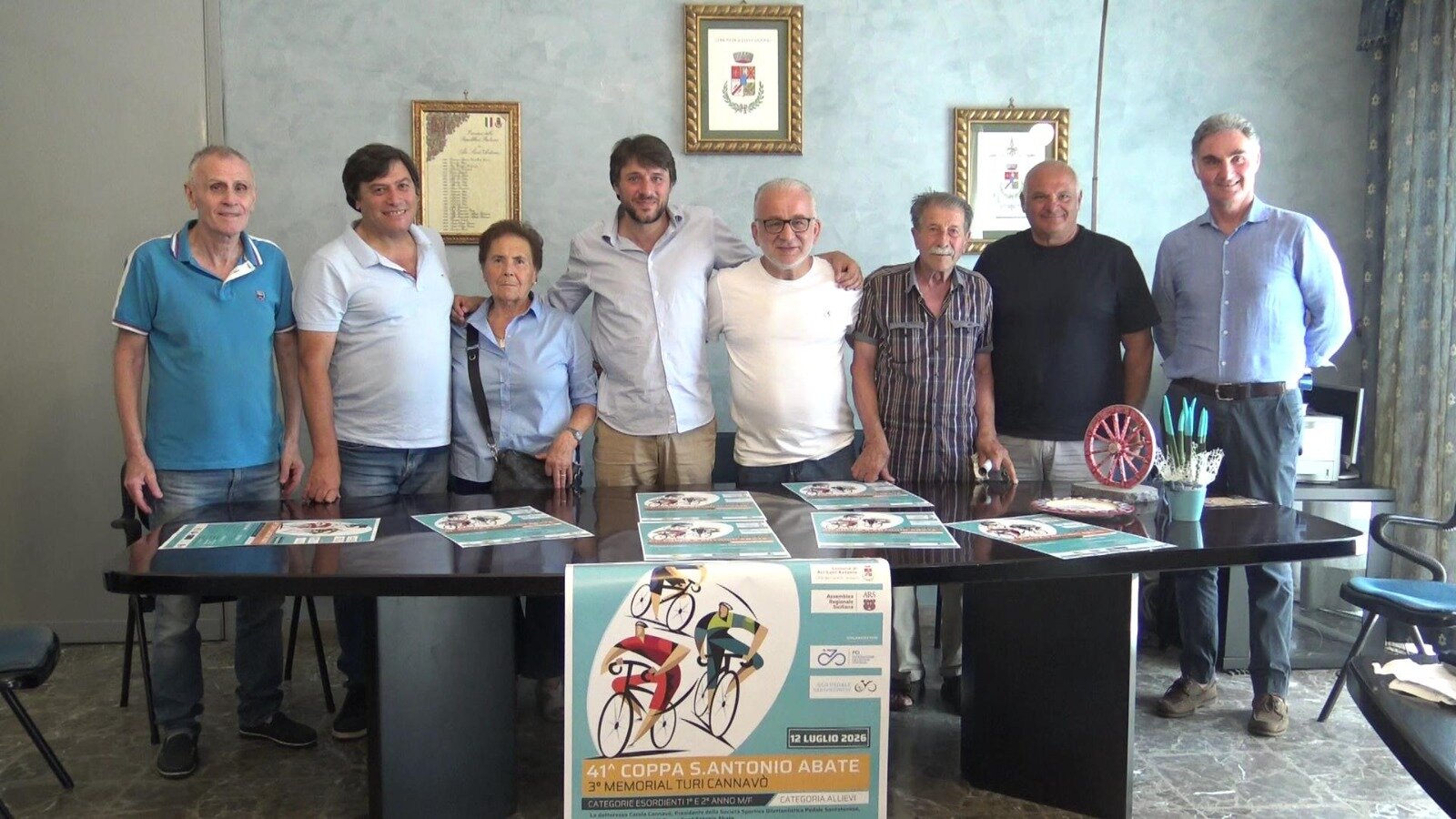 Ciclismo: presentata la 41&ordf; Coppa Sant&rsquo;Antonio Abate &ndash; Memorial Turi Cannav&ograve;
