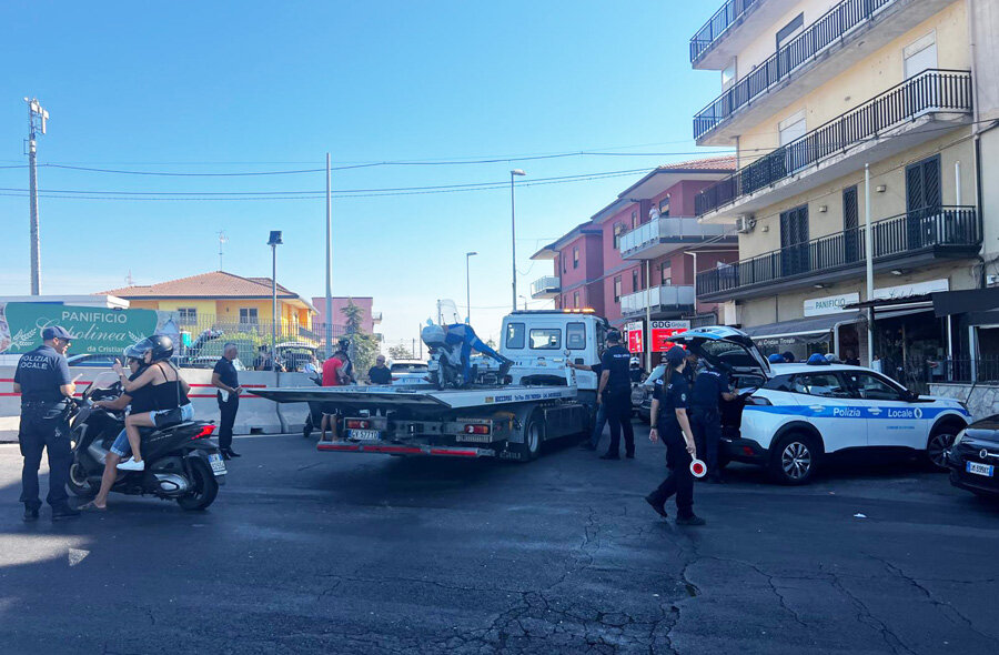 Polizia Locale, task force in azione a San Giorgio e Nesima