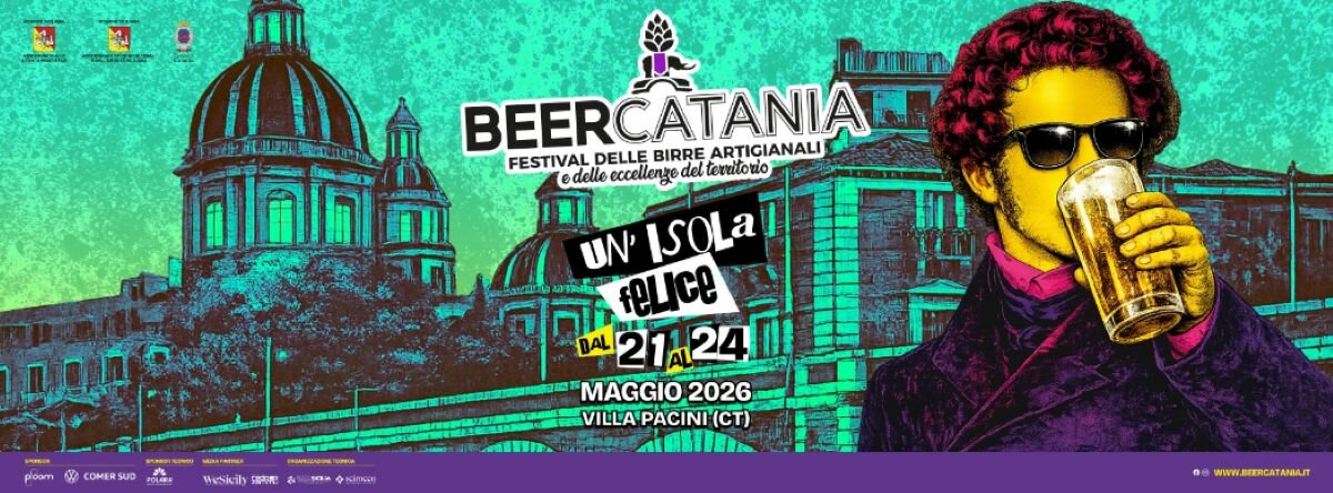 BeerCatania 2026 a Villa Pacini dal 21 al 24 maggio