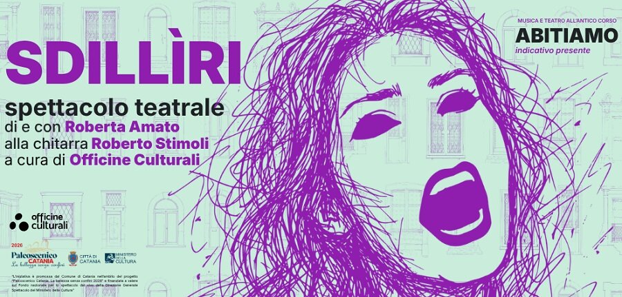 Il 16 ottobre a Catania il monologo 'Sdillìri' di e con Roberta Amato Il 16 ottobre a Catania il monologo 'Sdillìri' di e con Roberta Amato