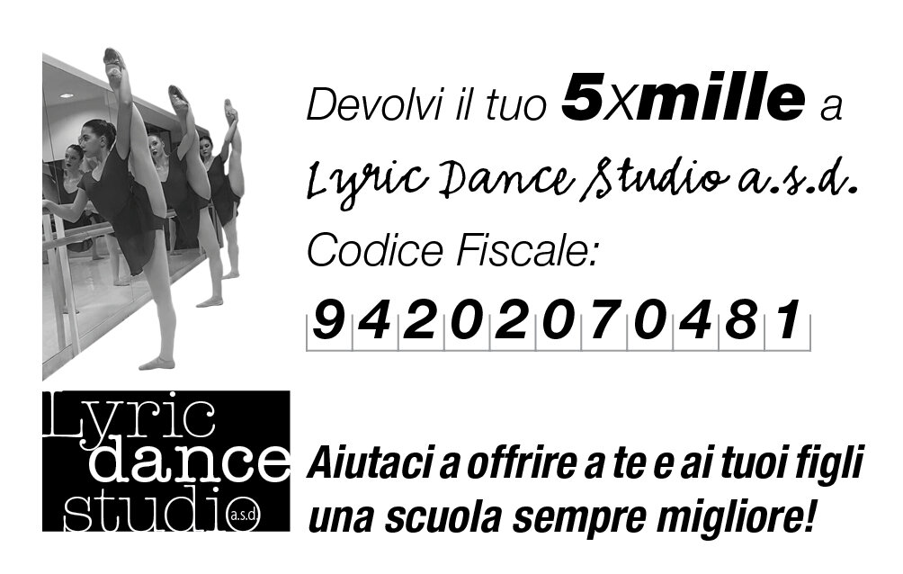 Devolvi il tuo 5xMille alla danza!