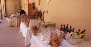 Barra de catering para celebraciones empresariales
