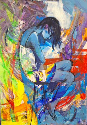 acrylics-on-paper-70x50-cm