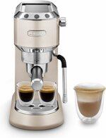 delonghi-dedica-arte-ec885bg-macchina-manuale-da-caffe-espresso-e-cappuccino-lancia-vapore-professionale-per-caffe-macinato-e-cialde-ese-beige