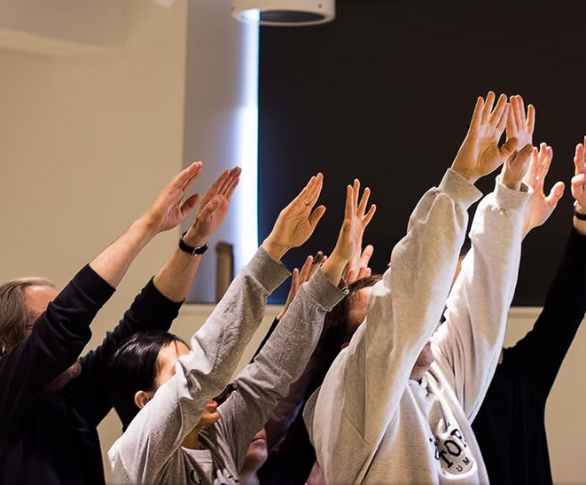 eyJmciI6IlBhcnRpY2lwYW50cyBsZXZhbnQgbGVzIG1haW5zIGxvcnMgZCd1biBhdGVsaWVyIGRlIHRo6eJ0cmUgcGxheWJhY2sgZGUgUHJvbWl0byBQbGF5YmFjayIsImVuIjoiUGFydGljaXBhbnRzIHJhaXNpbmcgdGhlaXIgaGFuZHMgZHVyaW5nIGEgUHJvbWl0byBQbGF5YmFjayB3b3Jrc2hvcCJ9