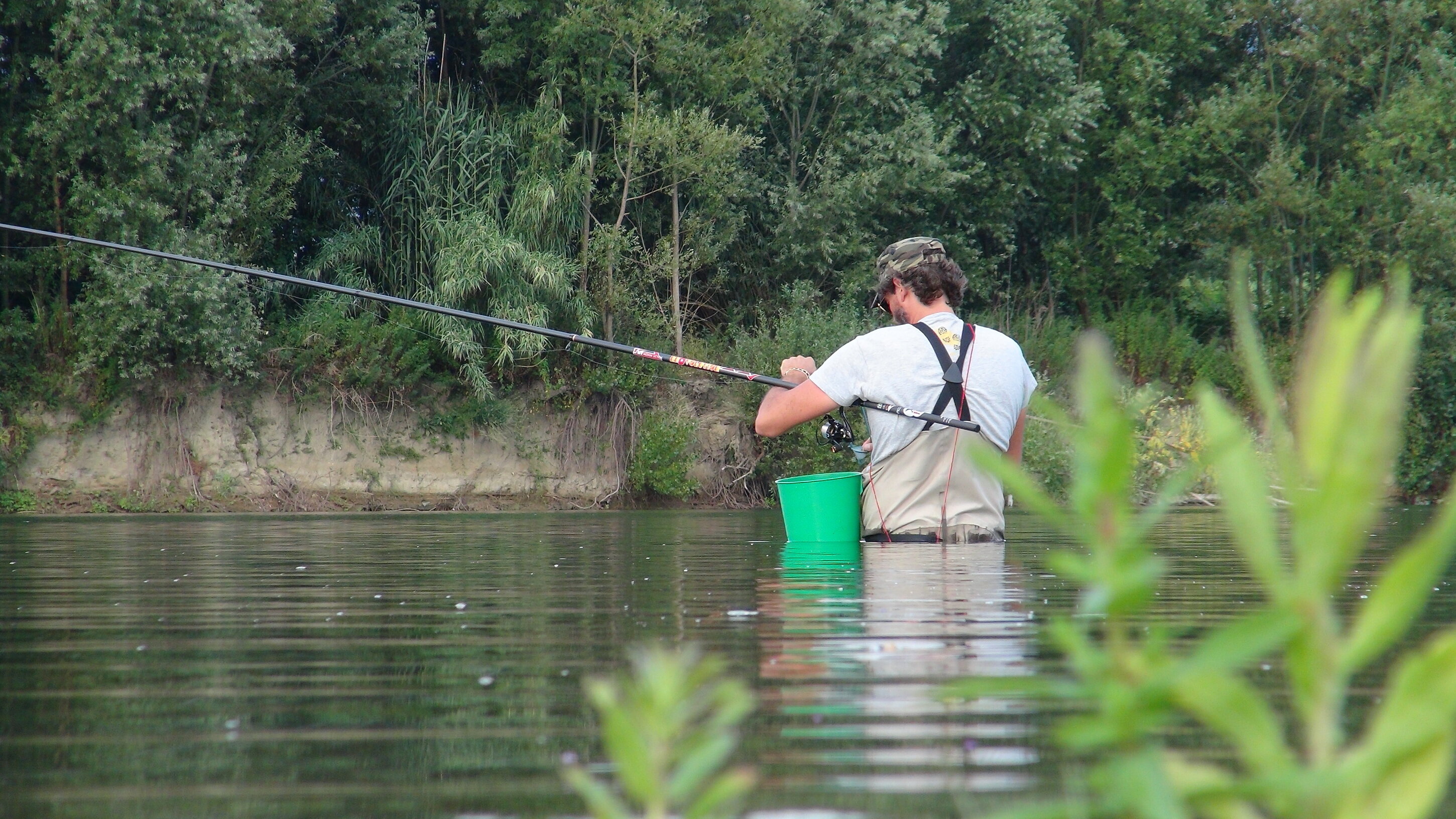 Pesca bolognese cavedano fiume galleggiante bigattino inverno estate enrico avagliano cristian magnani