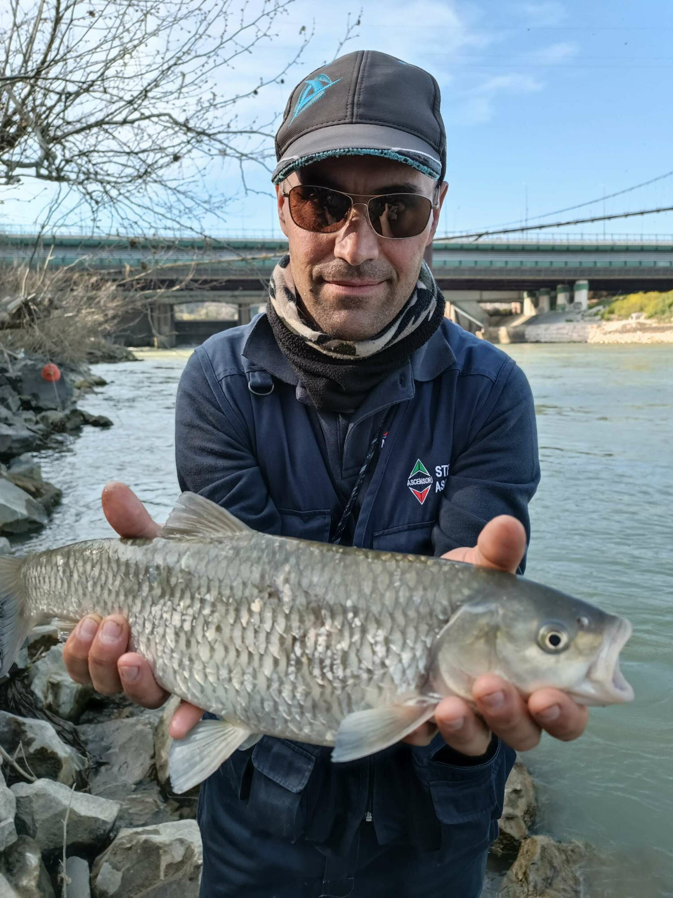 Pesca bolognese cavedano fiume galleggiante bigattino inverno estate enrico avagliano cristian magnani