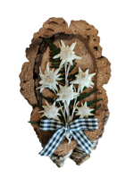 fetta-in-legno-di-sughero-decorata-a-mano-con-stelle-alpine-vere-e-fiocco