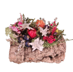 tronchetto-di-sughero-con-fiori-e-stelle-alpine