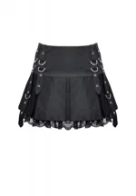 punk-metal-mini-skirt