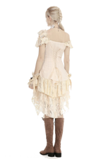 creamy-asymmetrical-dress