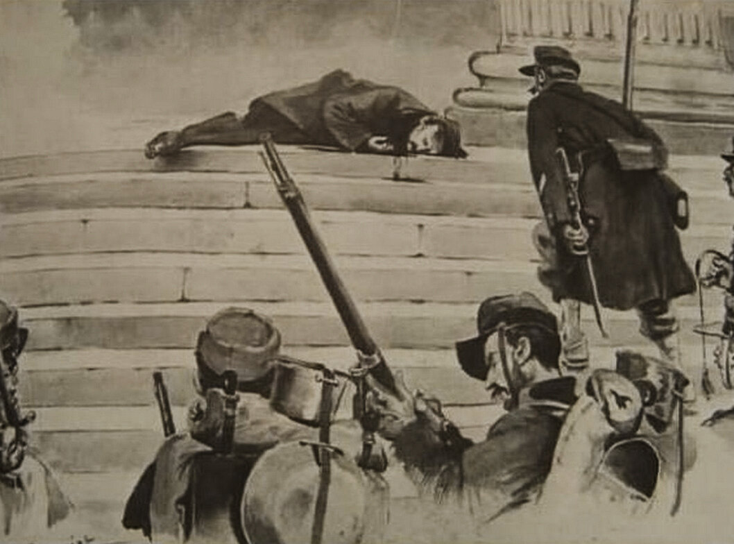 I comunardi vengono giustiziati anche con le mitragliatrici