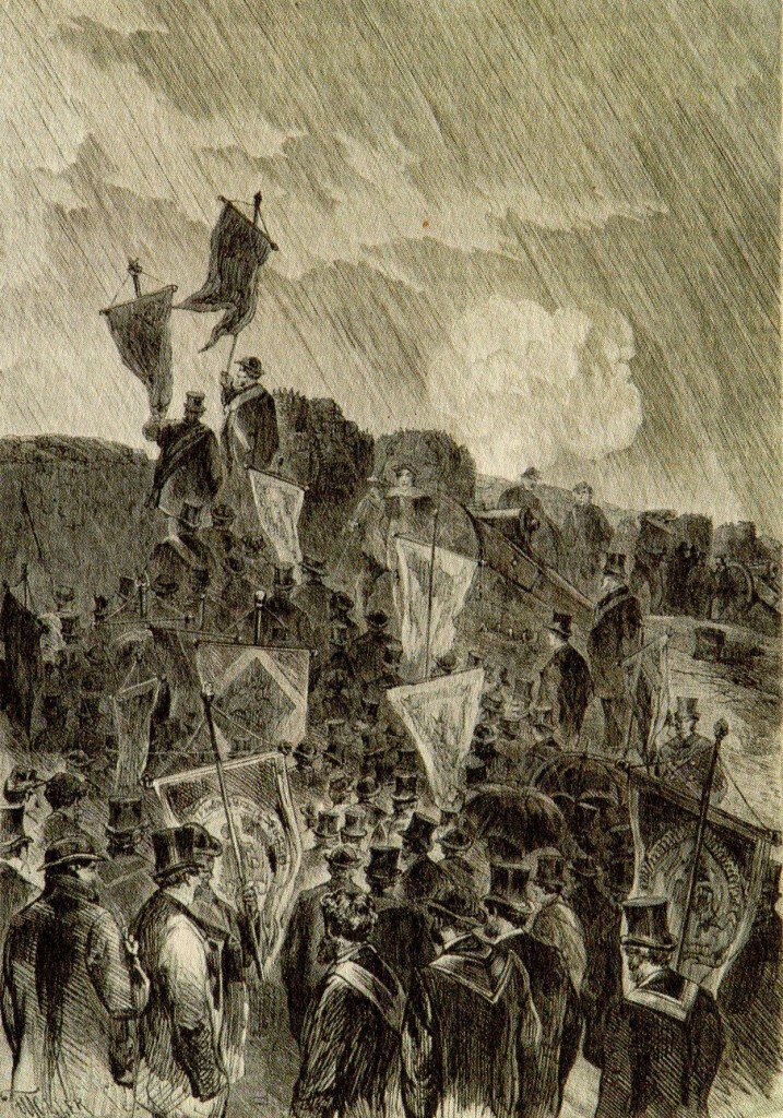 Freemasons parade through Paris