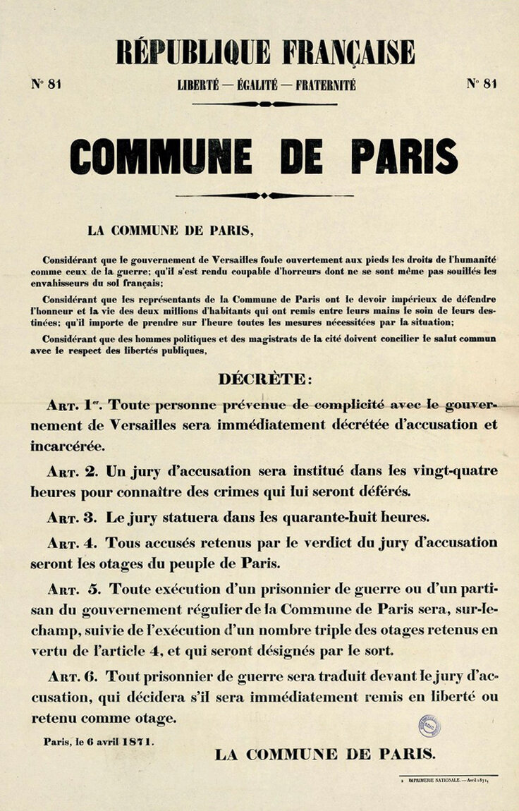 Il Decreto degli ostaggi