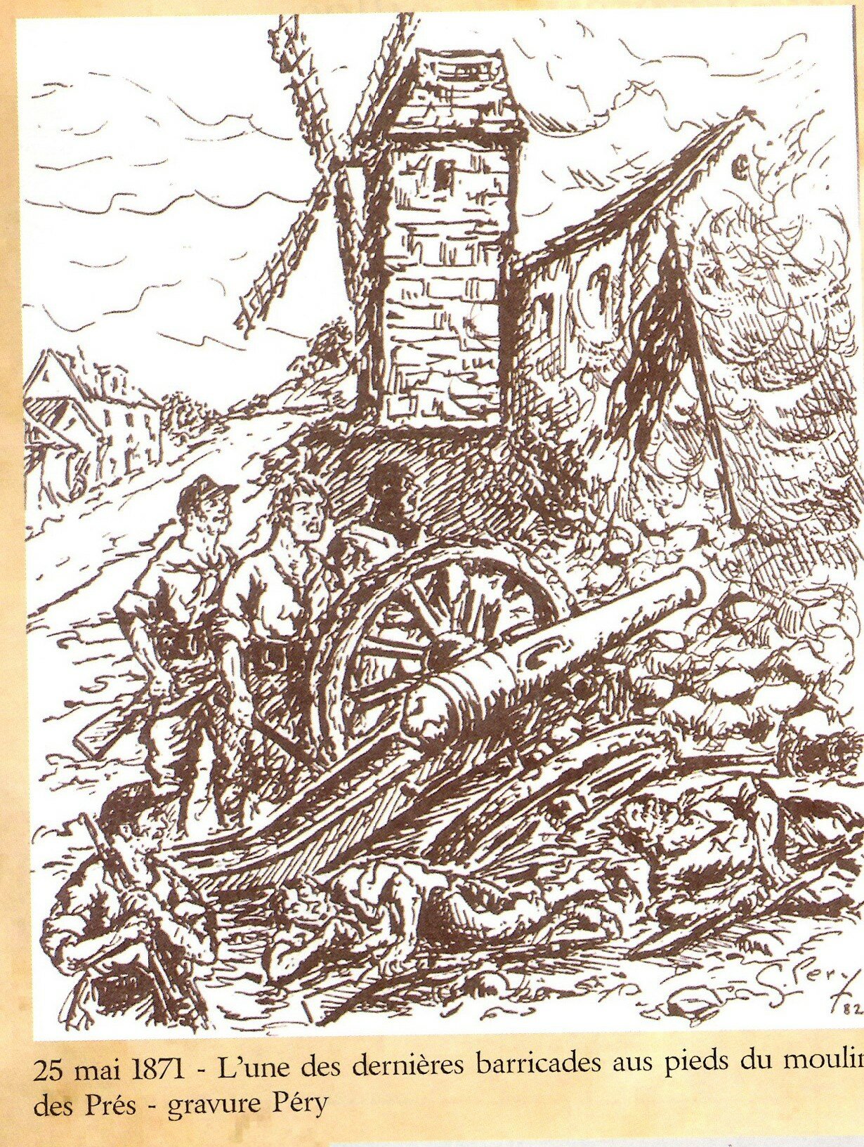 Rough fighting at Butte-aux-Cailles and place Chateau-d'Eau