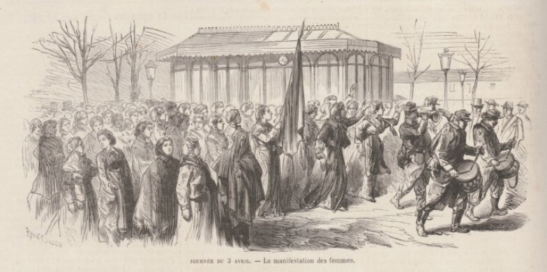 Sortie of the National Guard against Versailles and demonstration of the women of Paris 