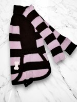 maglioncino-per-cane-a-righe-rosa-e-marrone-con-sciarpa