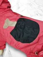 Tuta con cappuccio per cane