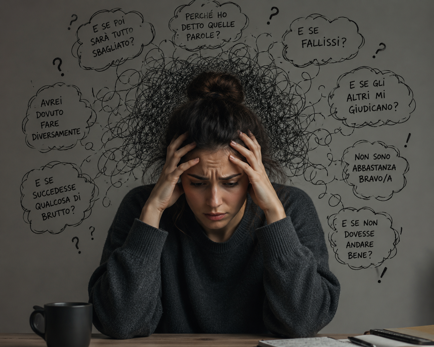 Overthinking: come spegnere il rumore mentale (prima che distrugga la tua giornata) Overthinking: come spegnere il rumore mentale (prima che distrugga la tua giornata)