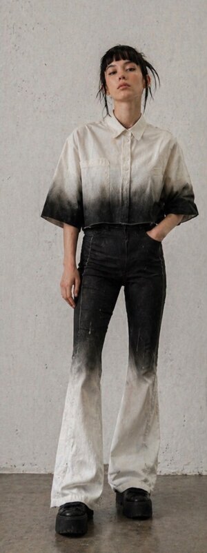 pantaloni-a-zampa-in-cotone-con-sfumatura