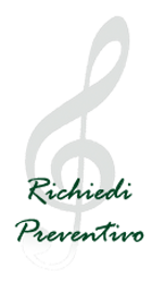 chiave violino sfumata con scritta normale