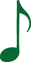 nota musicale trasparente orizzontale