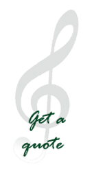 chiave violino sfumata con scritta normale inglese