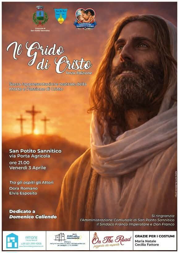 San Potito Sannitico (CE) si trasforma in teatro a cielo aperto con “Il Grido di Cristo”