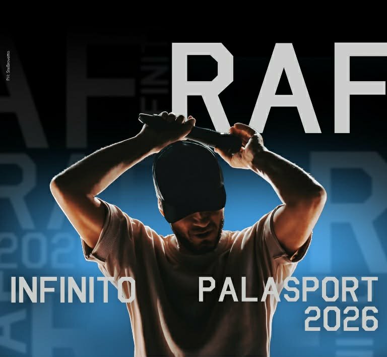 Raf nei palazzetti con “Infinito - Palasport 2026” Raf nei palazzetti con “Infinito - Palasport 2026”