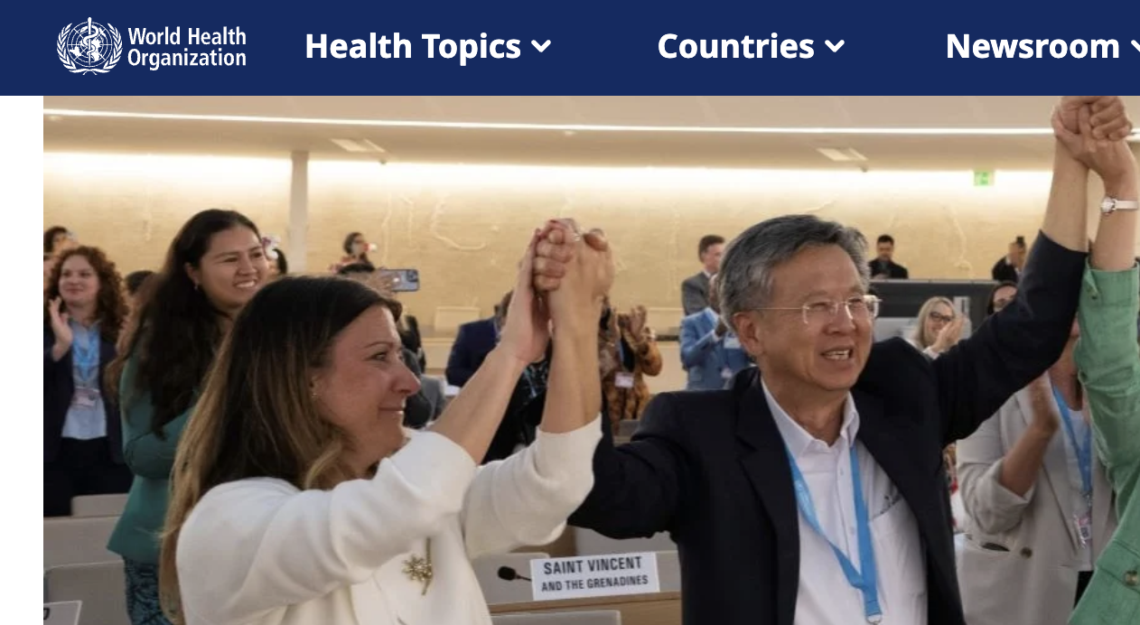 World Health Assembly adopts historic Pandemic Agreement