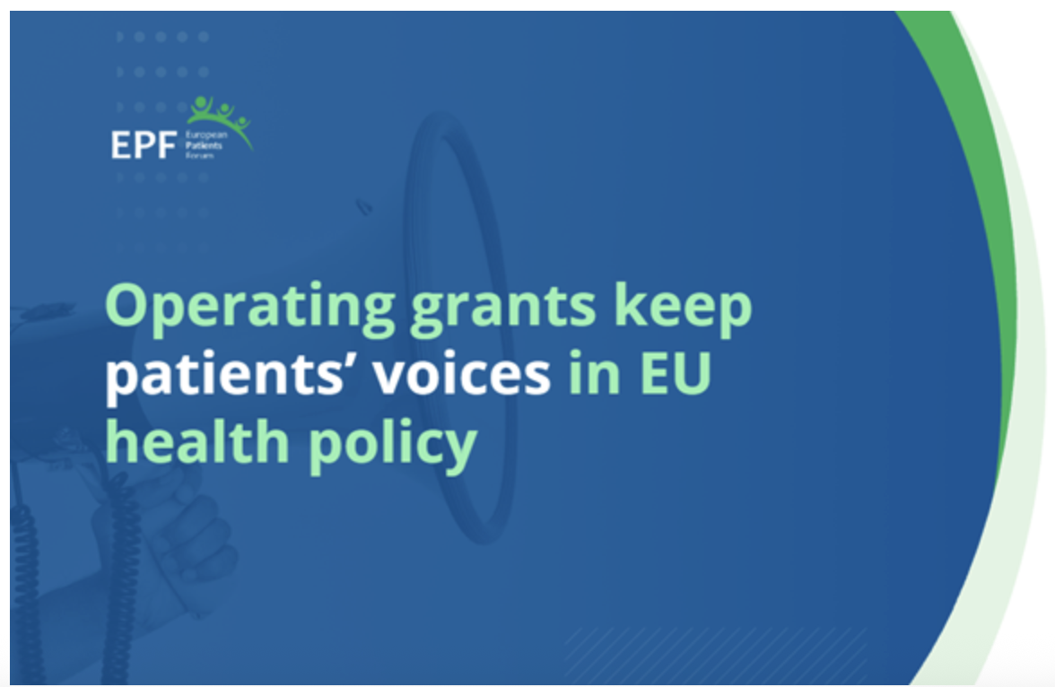 European Patients Forum: C'&egrave; bisogno di grants europei per fare avanzare i diritti dei pazienti