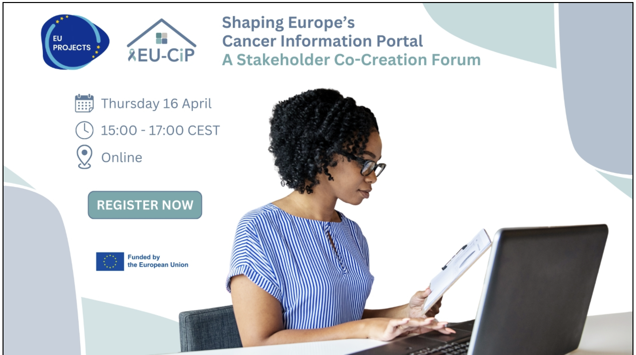 European Cancer Information Portal: A stakeholder co-creation forum (16 April)