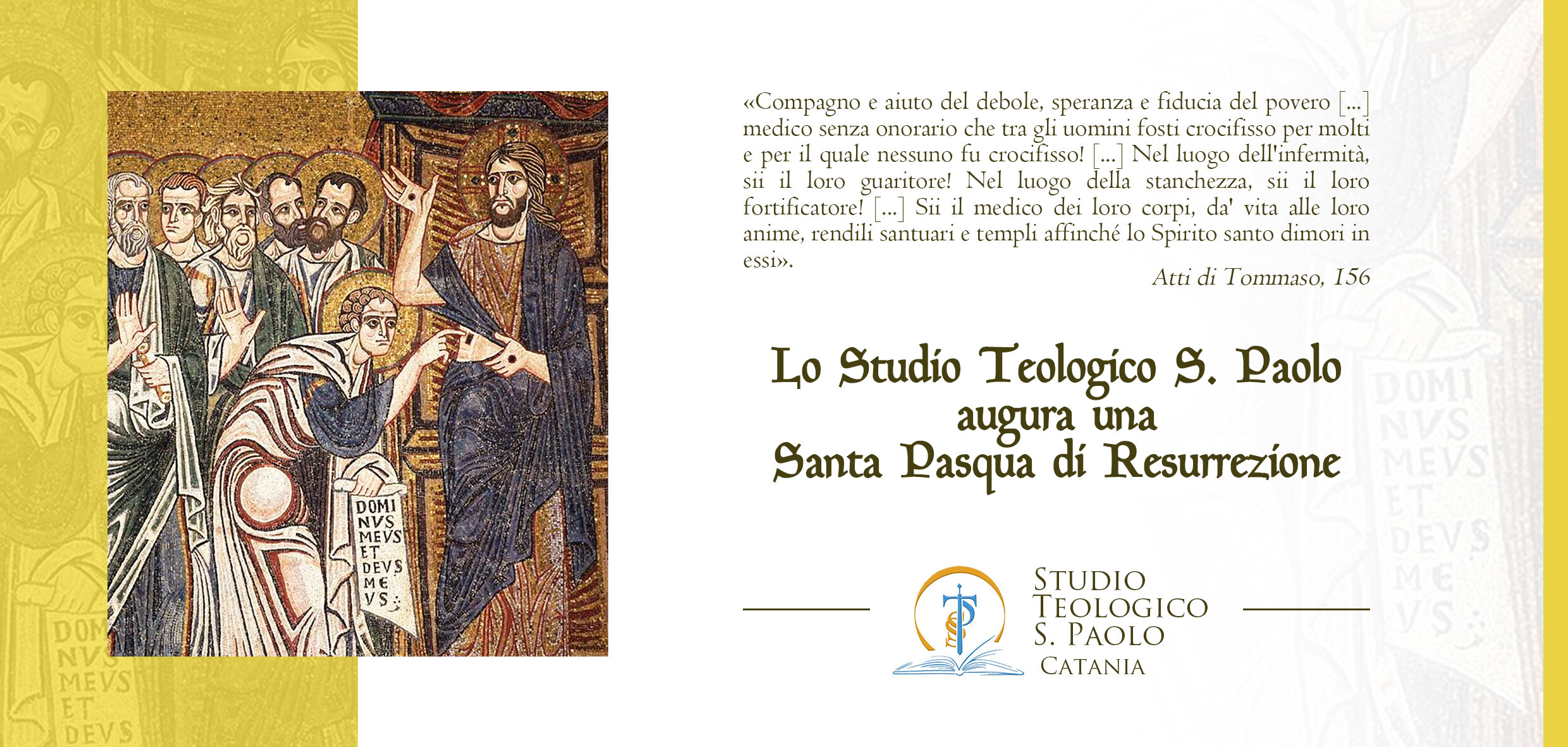 BUONA PASQUA DA STUDIO S.PAOLO