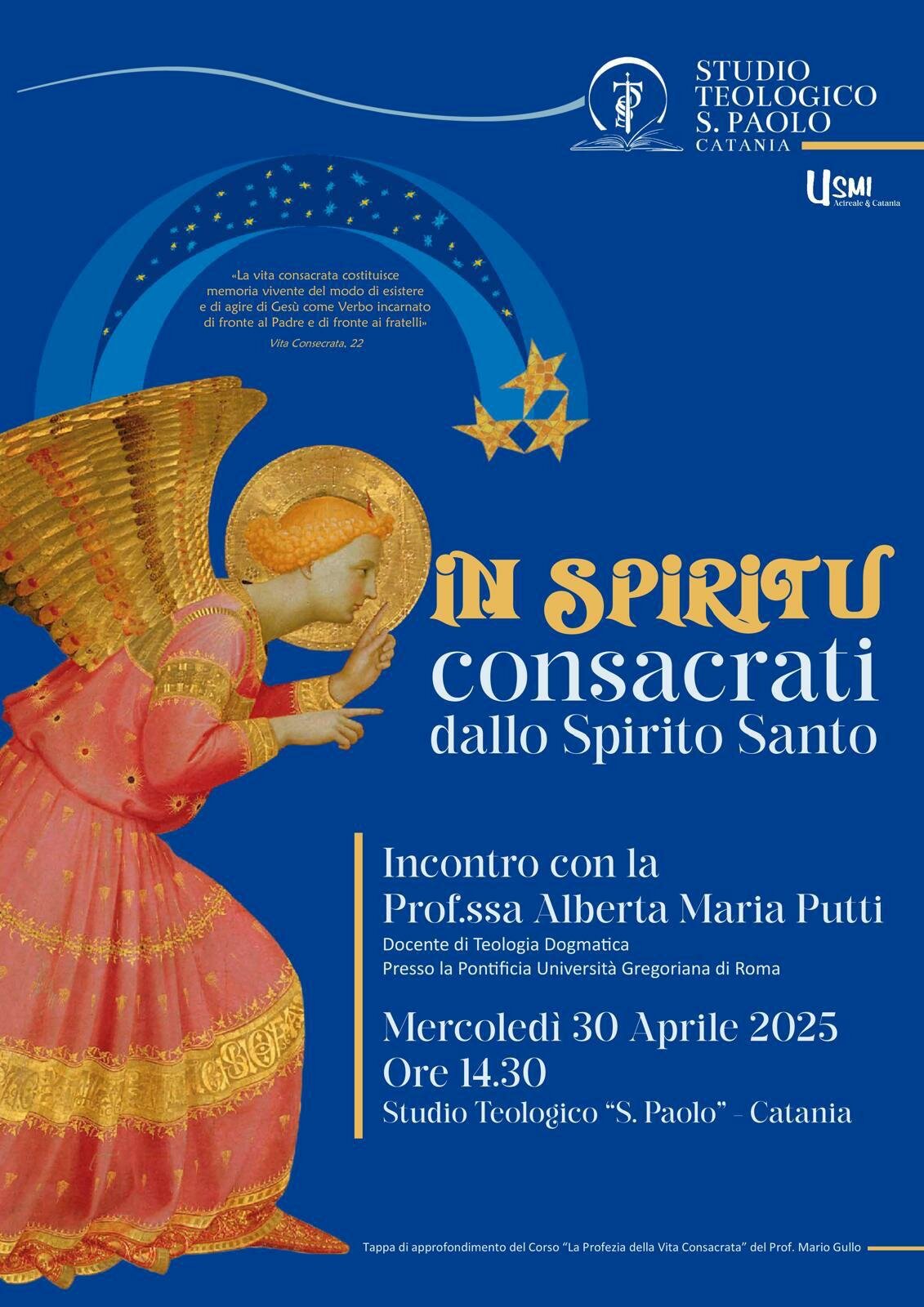 Incontro tenuto dalla Prof.ssa Alberta Maria Putti, docente di Teologia Dogmatica