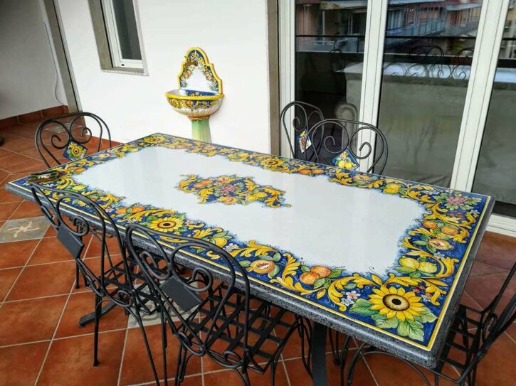 Creart Ceramiche Tavoli in Pietra Lavica Smaltati Creart Ceramiche Tavoli in Pietra Lavica Smaltati