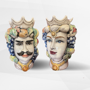 coppia-teste-di-moro-fume-in-ceramica-artigianale-siciliana-fatto-a-mano
