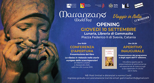 A Catania, dal 10 al 13 settembre, la 11&ordf; edizione del Marranzano World Fest