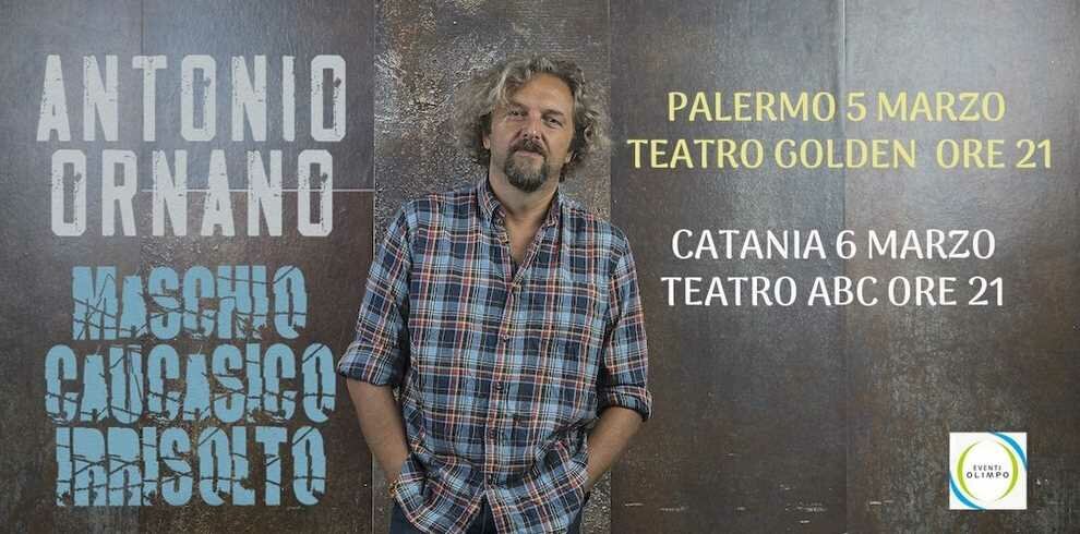 Antonio Ornano, rinviate al 21 e 22 maggio le due date in Sicilia