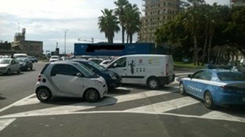 Ancora controlli della Polizia nel Centro storico sui parcheggiatori abusvi