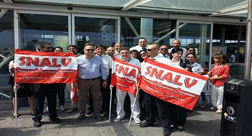 Snalv - Confsal, conclusa stamattina a Catania la protesta dei lavoratori Sac Service Snalv - Confsal, conclusa stamattina a Catania la protesta dei lavoratori Sac Service