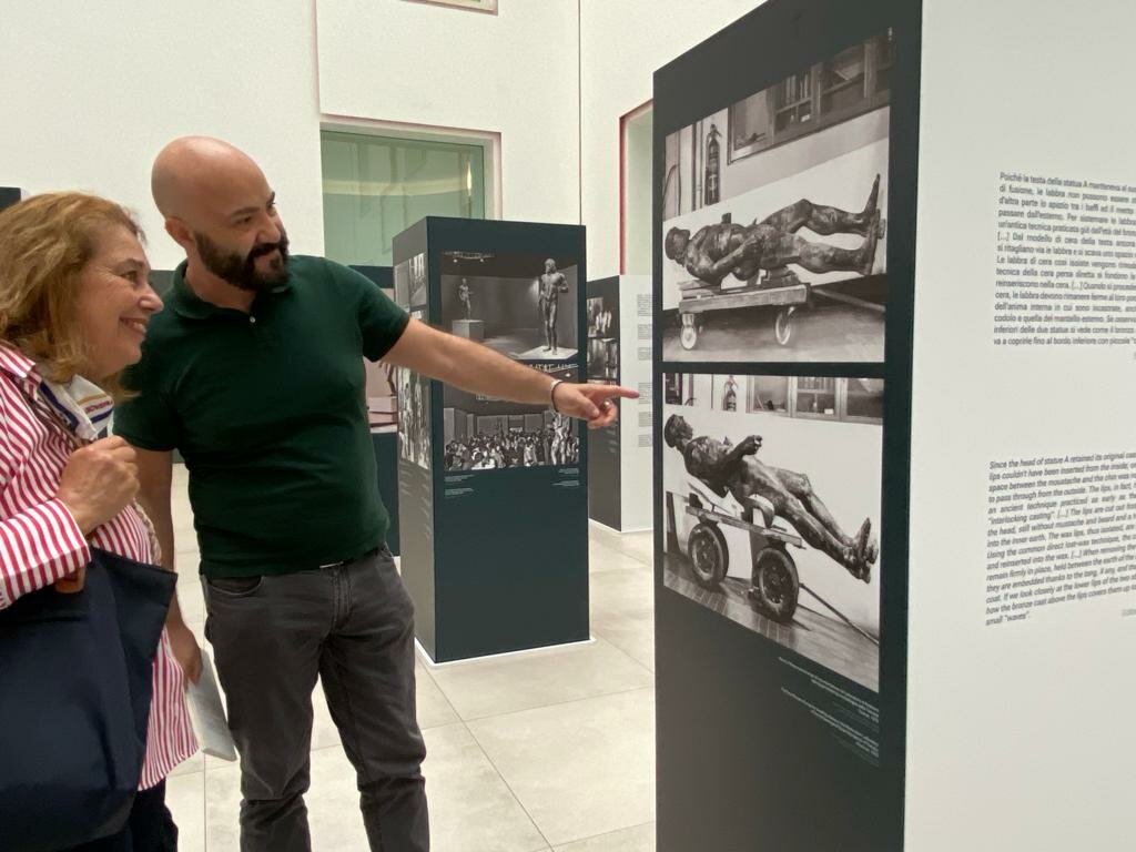 50&deg; Bronzi Riace, a Taormina la mostra fotografica sulla storia dei due capolavori del V sec. a.C.