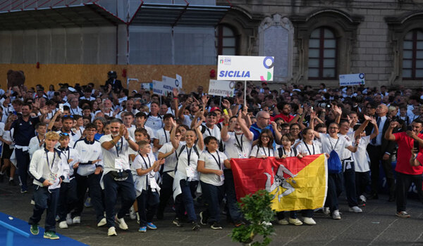 Inaugurato a Catania il Trofeo Coni alla presenza del Presidente della Repubblica Sergio Mattarella