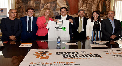 Presentata oggi a Palazzo degli Elefanti l'11^ Corri Catania in programma il 12 Maggio