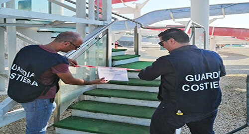 Due sequestri della Guardia Costiera sul litorale, sigilli nel Parco acquatico della Plaia Due sequestri della Guardia Costiera sul litorale, sigilli nel Parco acquatico della Plaia