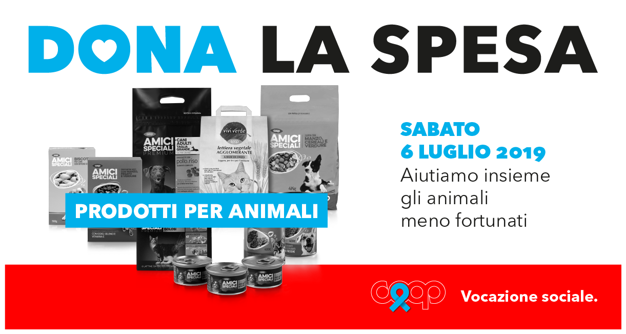 "Dona la spesa" in Sicilia il 6 luglio iniziativa dedicata agli animali