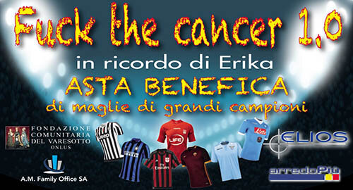 Sport e solidariet&agrave;, asta on line delle maglie di campioni come Maradona e Rossi per raccogliere fondi contro il cancro